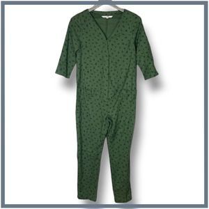 The Nines by Hatch women's maternity green floral jumpsuit  - various sizes